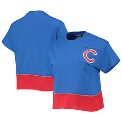 Chicago Cubs Refried Apparel Women's Cropped T-Shirt for sale