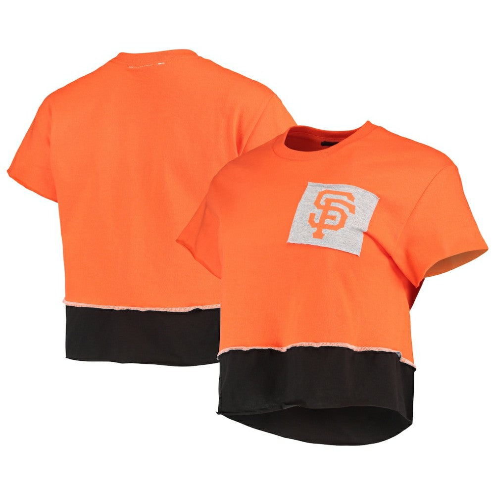 San Francisco Giants Refried Apparel Women's Cropped T-Shirt Lifestyle