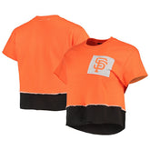 San Francisco Giants Refried Apparel Women's Cropped T-Shirt Lifestyle
