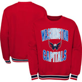 Washington Capitals Youth Classic Blueliner Pullover Sweatshirt Red