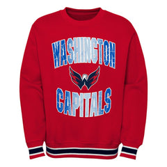 Washington Capitals Youth Classic Blueliner Pullover Sweatshirt Red