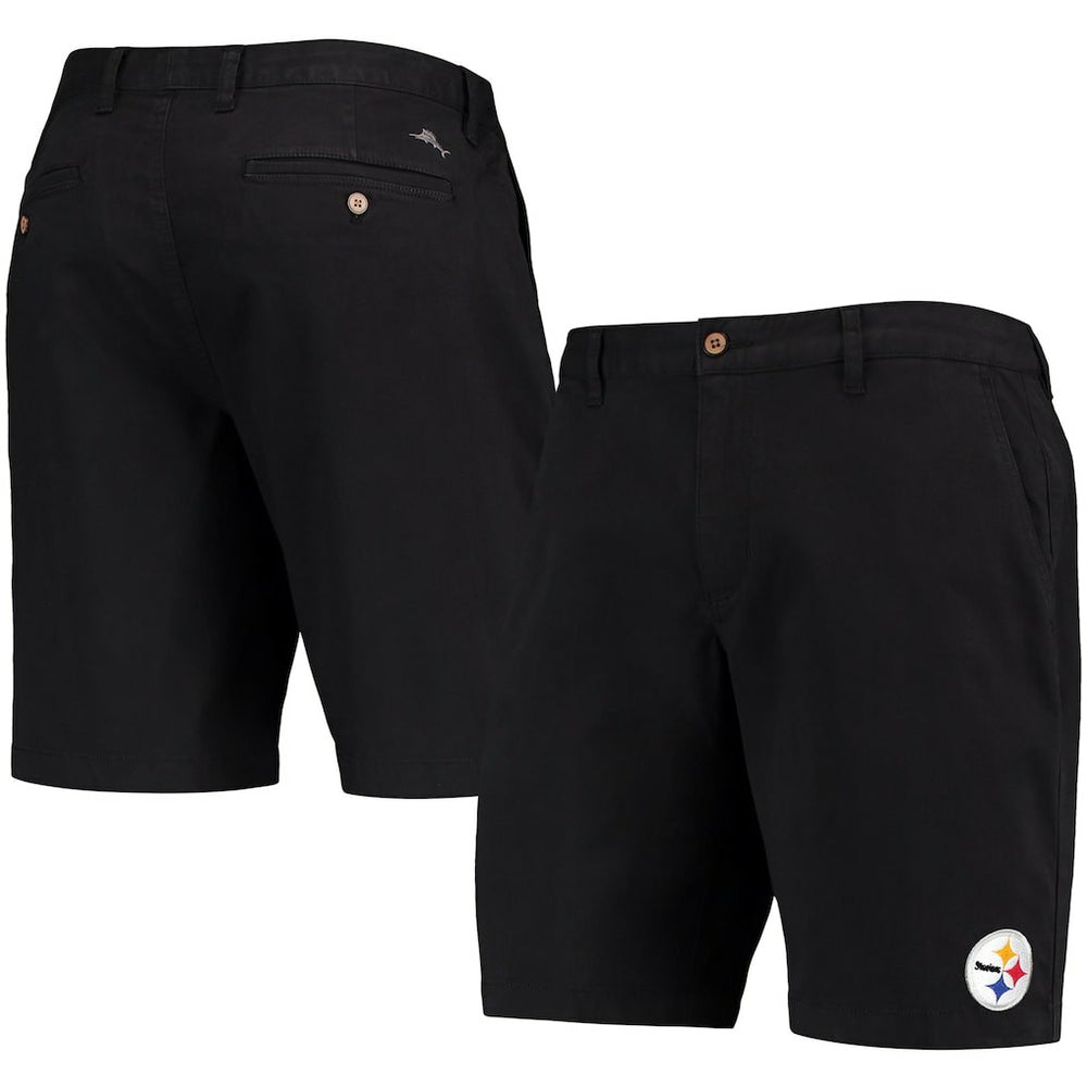 Pittsburgh Steelers Boracay Tri-Blend Shorts Black - Tommy Bahama