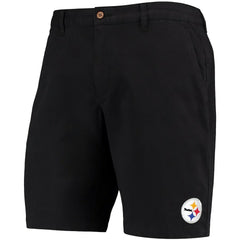 Pittsburgh Steelers Boracay Tri-Blend Shorts Black - Tommy Bahama