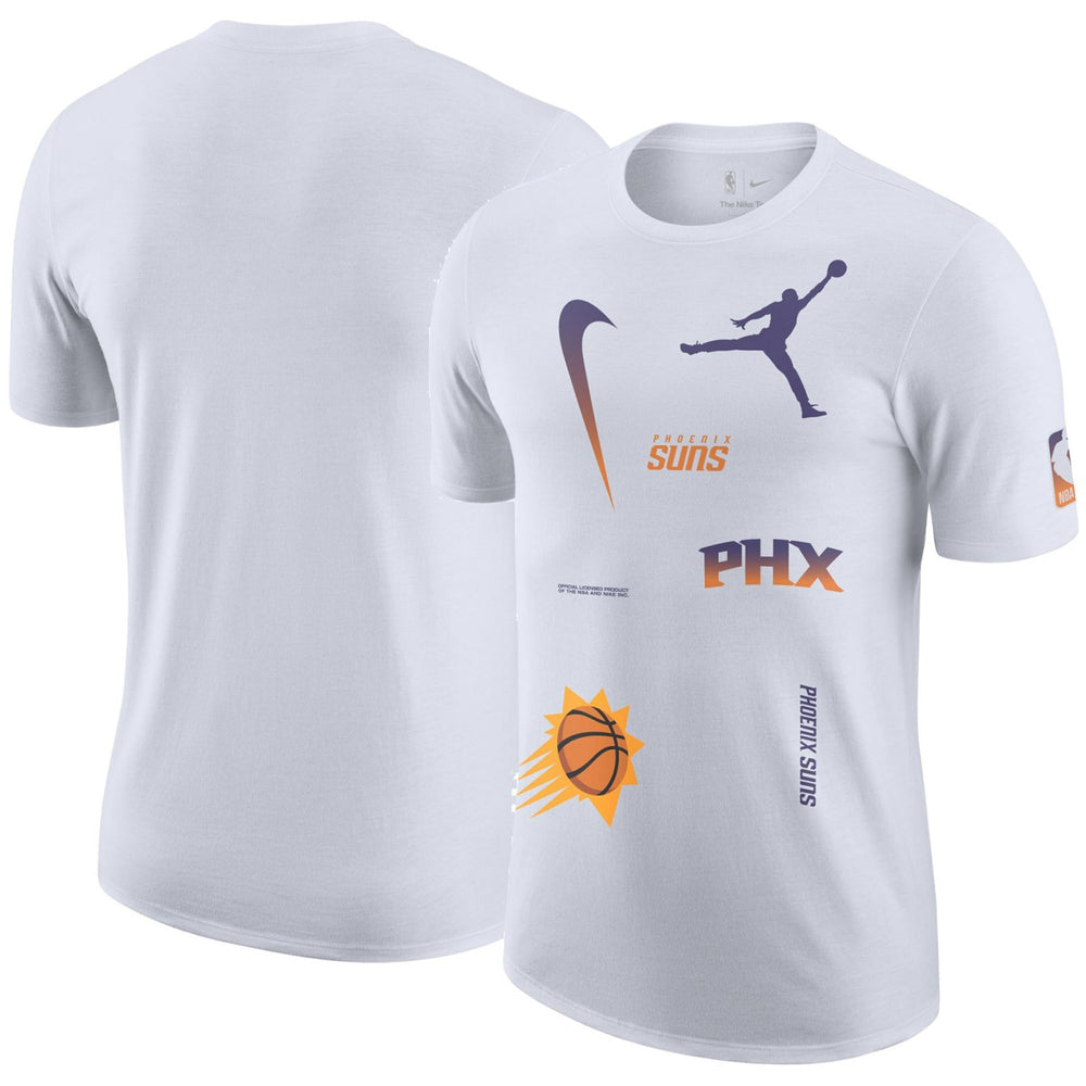 NBA - Phoenix Suns Jordan Brand Courtside Statement Edition Max90 T-Shirt - White