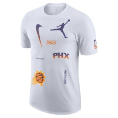 NBA - Phoenix Suns Jordan Brand Courtside Statement Edition Max90 T-Shirt - White