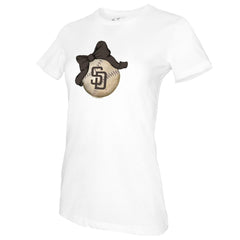 San Diego Padres Tiny Turnip Women's Baseball Bow T-Shirt discount