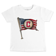 Cleveland Guardians Tiny Turnip Youth Baseball Flag T-Shirt On Sale