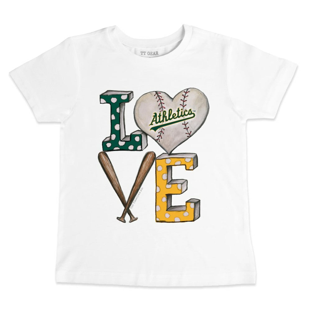 Athletics Tiny Turnip Youth Baseball Love T-Shirt discount