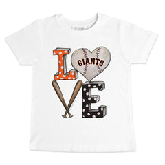 San Francisco Giants Tiny Turnip Youth Baseball Love T-Shirt Sale