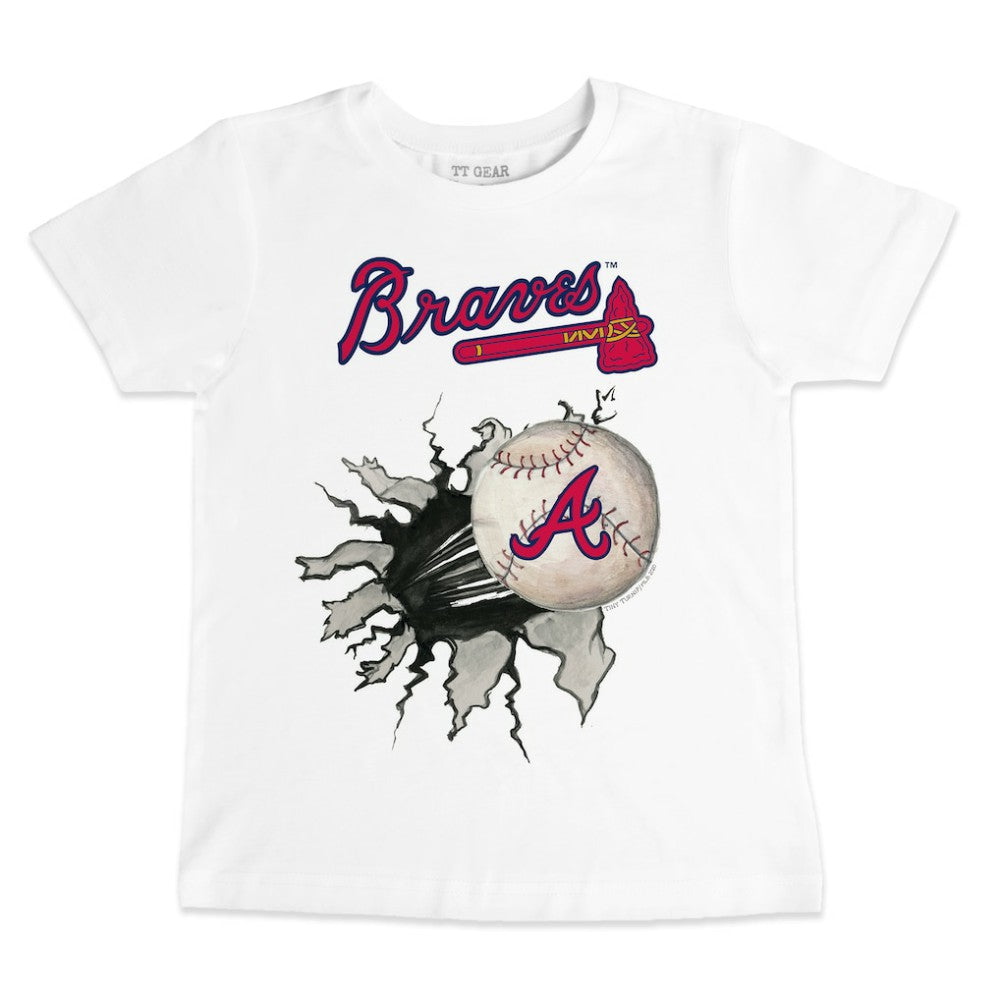 Atlanta Braves Tiny Turnip Youth Baseball Tear T-Shirt Online