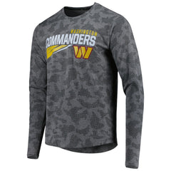 Washington Commanders MSX by Michael Strahan Camo Long Sleeve T-Shirt Black - NFL