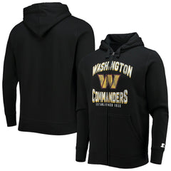 Washington Commanders Starter Post-Season Full-Zip Hoodie Black - NFL