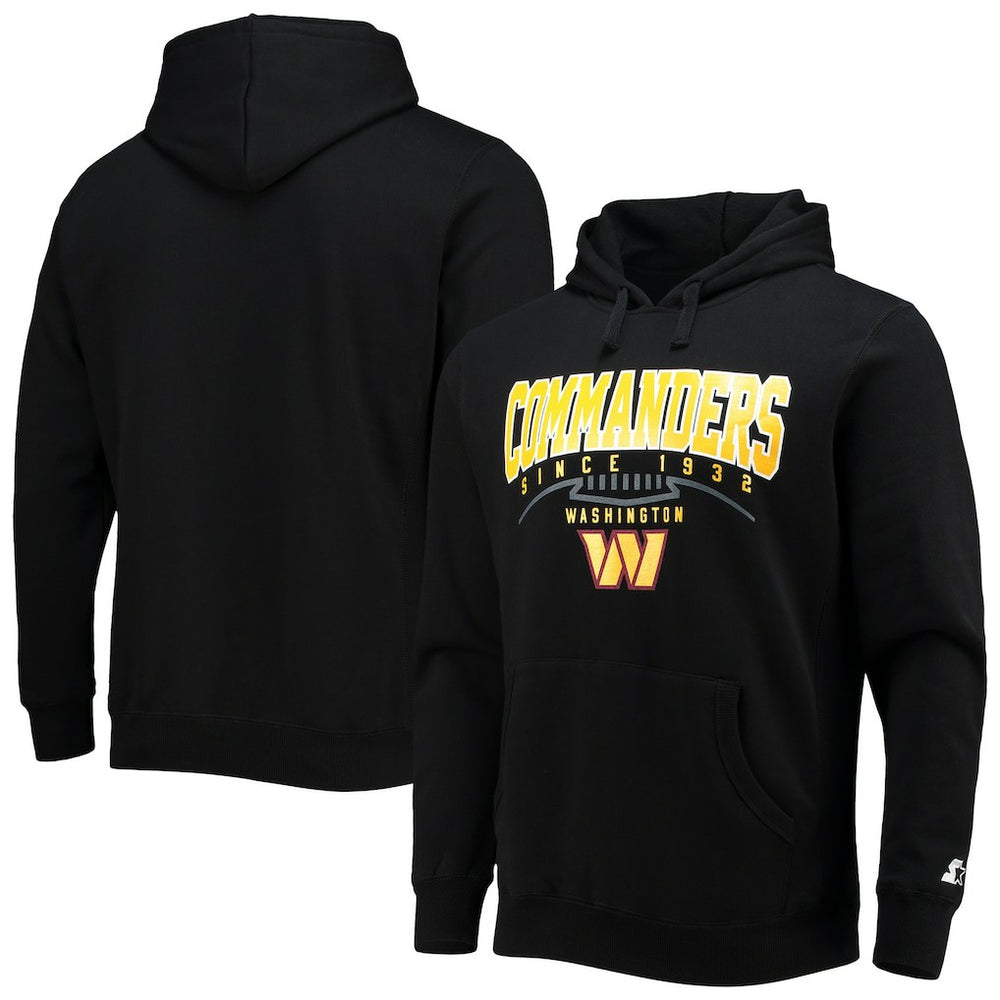 Washington Commanders Starter Premier Pullover Hoodie Black - NFL