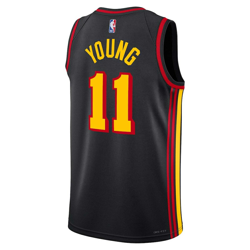 Trae Young Atlanta Hawks Jordan Brand Unisex Swingman Jersey - Statement Edition - Black sale | NBA Jerseys