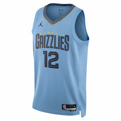 NBA - Ja Morant Memphis Grizzlies Jordan Brand Unisex Swingman Jersey - Statement Edition - Light Blue
