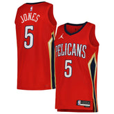 NBA - Herbert Jones New Orleans Pelicans Jordan Brand Unisex Swingman Jersey - Statement Edition - Red