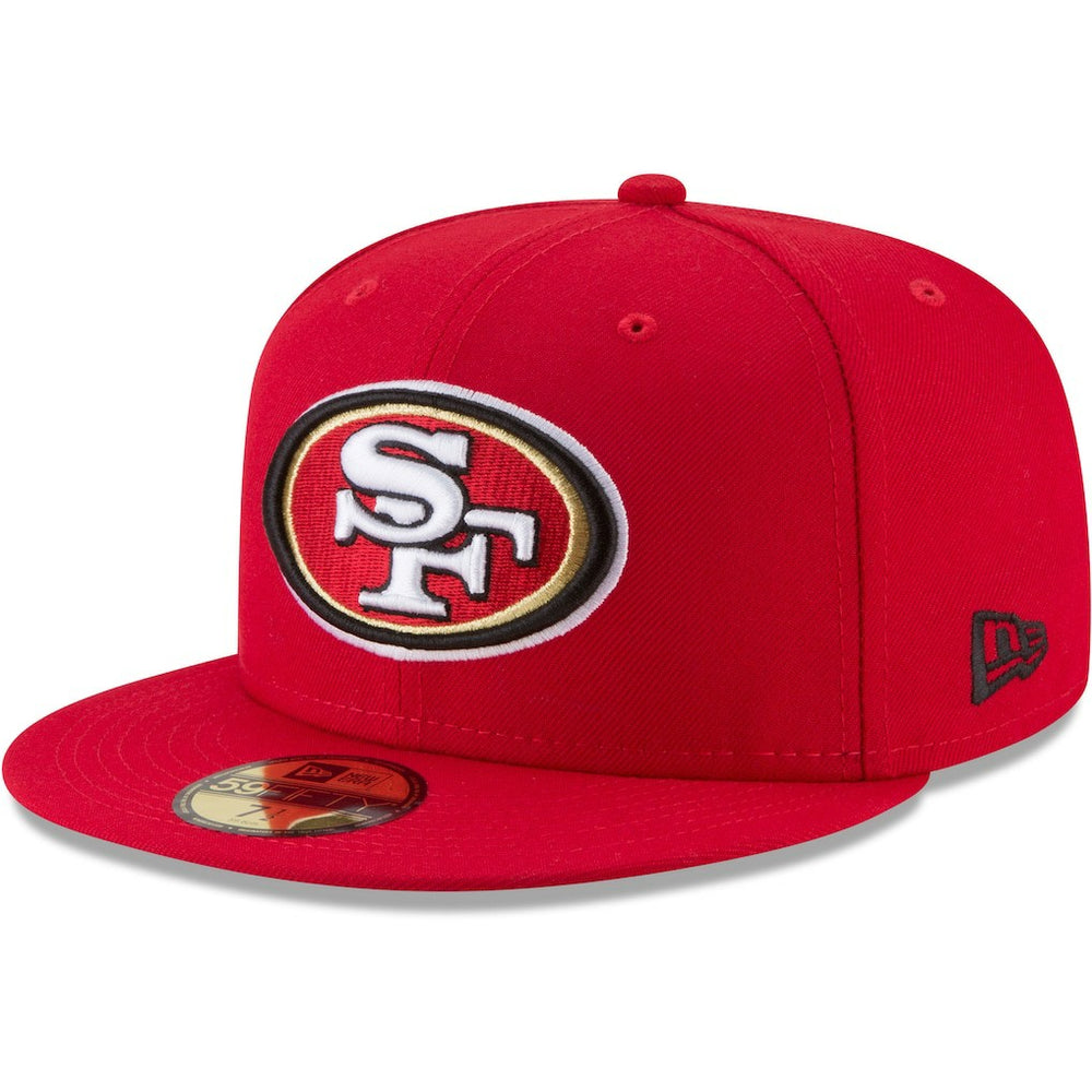 San Francisco 49ers New Era Team 59FIFTY Fitted Hat Scarlet - NFL