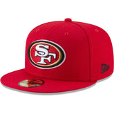 San Francisco 49ers New Era Team 59FIFTY Fitted Hat Scarlet - NFL