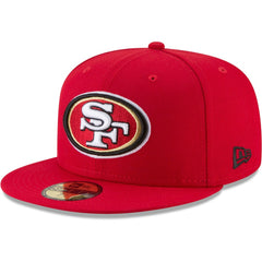 San Francisco 49ers New Era Team 59FIFTY Fitted Hat Scarlet - NFL