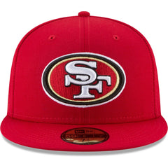 San Francisco 49ers New Era Team 59FIFTY Fitted Hat Scarlet - NFL