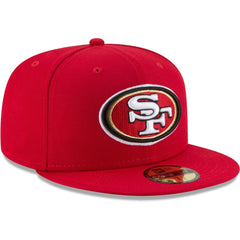 San Francisco 49ers New Era Team 59FIFTY Fitted Hat Scarlet - NFL