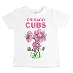 Chicago Cubs Tiny Turnip Youth Blooming Baseballs T-Shirt discount