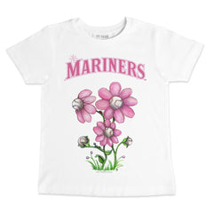 Seattle Mariners Tiny Turnip Youth Blooming Baseballs T-Shirt for sale
