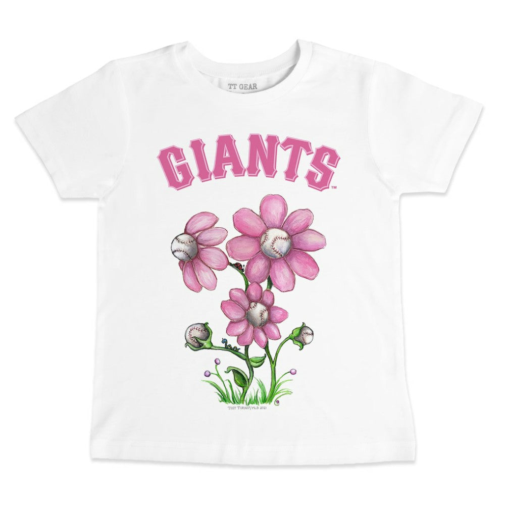 San Francisco Giants Tiny Turnip Youth Blooming Baseballs T-Shirt for sale