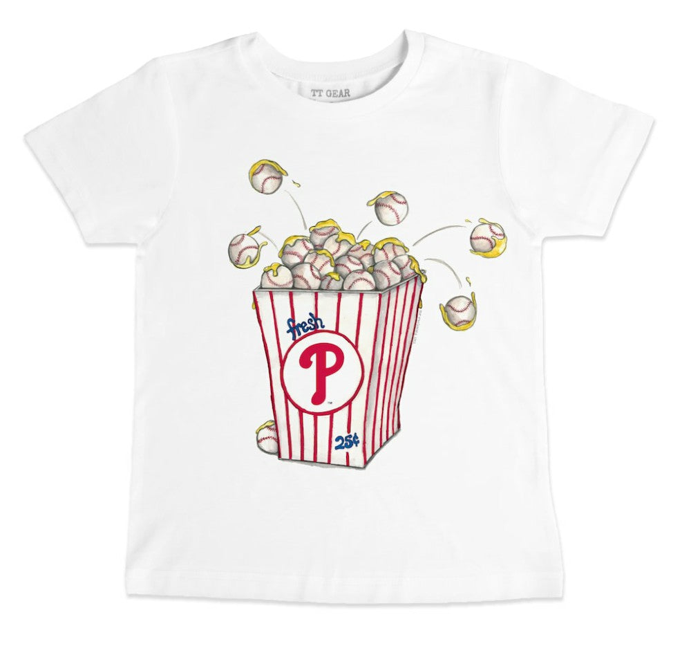 Philadelphia Phillies Tiny Turnip Youth Popcorn T-Shirt On Sale