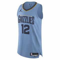 NBA - Ja Morant Memphis Grizzlies Jordan Brand Authentic Player Jersey - Statement Edition - Light Blue