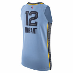 NBA - Ja Morant Memphis Grizzlies Jordan Brand Authentic Player Jersey - Statement Edition - Light Blue