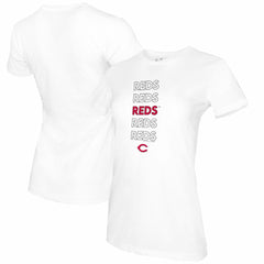 Cincinnati Reds Tiny Turnip Women's Stacked T-Shirt Clearance
