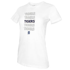 Detroit Tigers Tiny Turnip Women's Stacked T-Shirt Sale