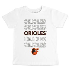 Baltimore Orioles Tiny Turnip Youth Stacked T-Shirt Lifestyle