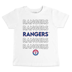 Texas Rangers Tiny Turnip Youth Stacked T-Shirt Clearance