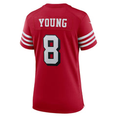 Steve Young San Francisco 49ers Women's Alternate Game Jersey Scarlet - Nike