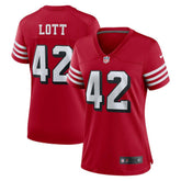 Ronnie Lott San Francisco 49ers Women's Alternate Game Jersey Scarlet - Nike