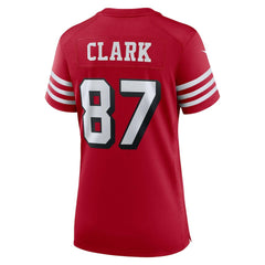 Dwight Clark San Francisco 49ers Women's Alternate Game Jersey Scarlet - Nike