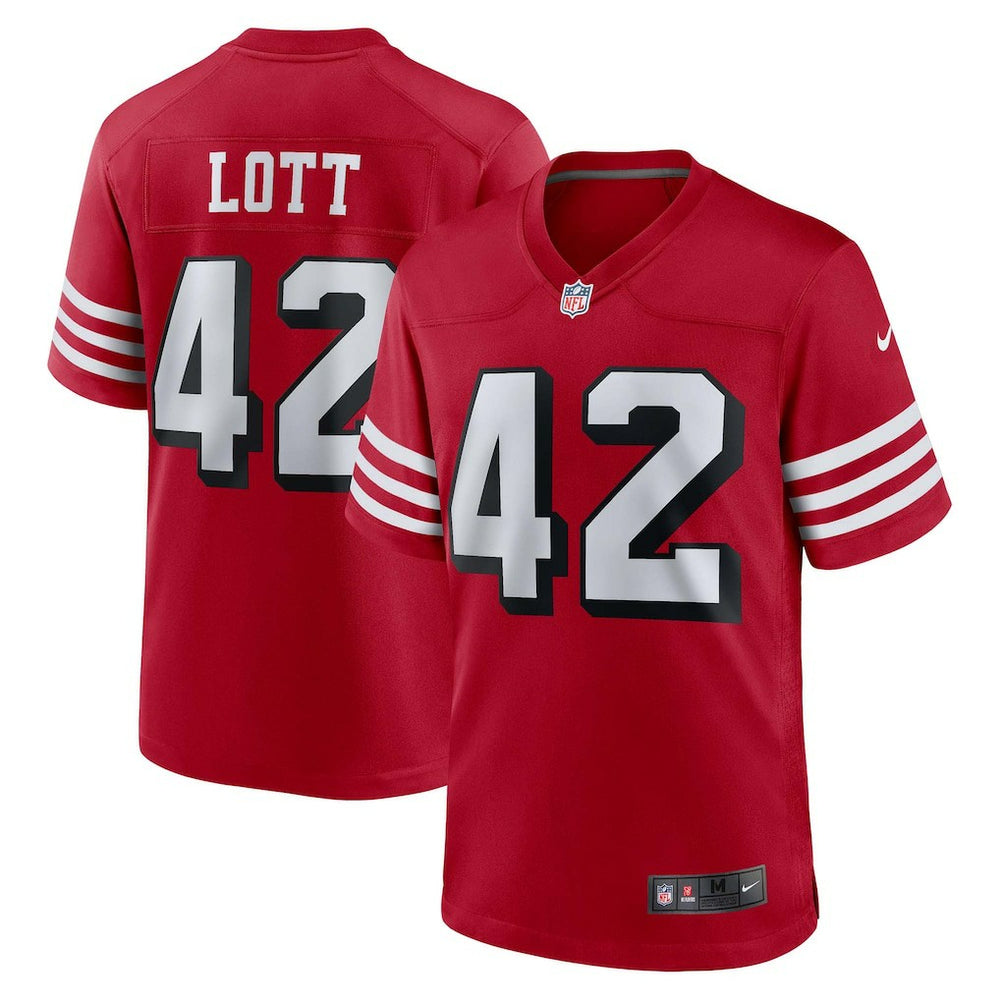 Ronnie Lott San Francisco 49ers Retired Player Alternate Game Jersey Scarlet - Nike