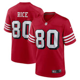 Jerry Rice San Francisco 49ers Retired Player Alternate Game Jersey Scarlet - Nike