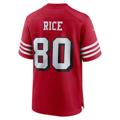 Jerry Rice San Francisco 49ers Retired Player Alternate Game Jersey Scarlet - Nike