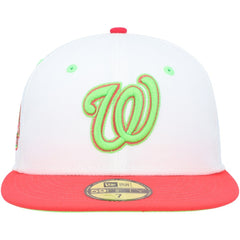 Washington Nationals New Era Robert F. Kennedy Memorial Stadium Strawberry Lolli 59FIFTY Fitted Hat Clearance