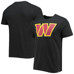 Washington Commanders '47 Imprint Super Rival T-Shirt Black - 47 brand