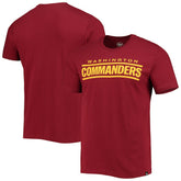 Washington Commanders '47 Wordmark Imprint Super Rival T-Shirt Burgundy - 47 brand