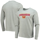 Washington Commanders '47 Traction Super Rival Long Sleeve T-Shirt Heathered Gray - 47 brand