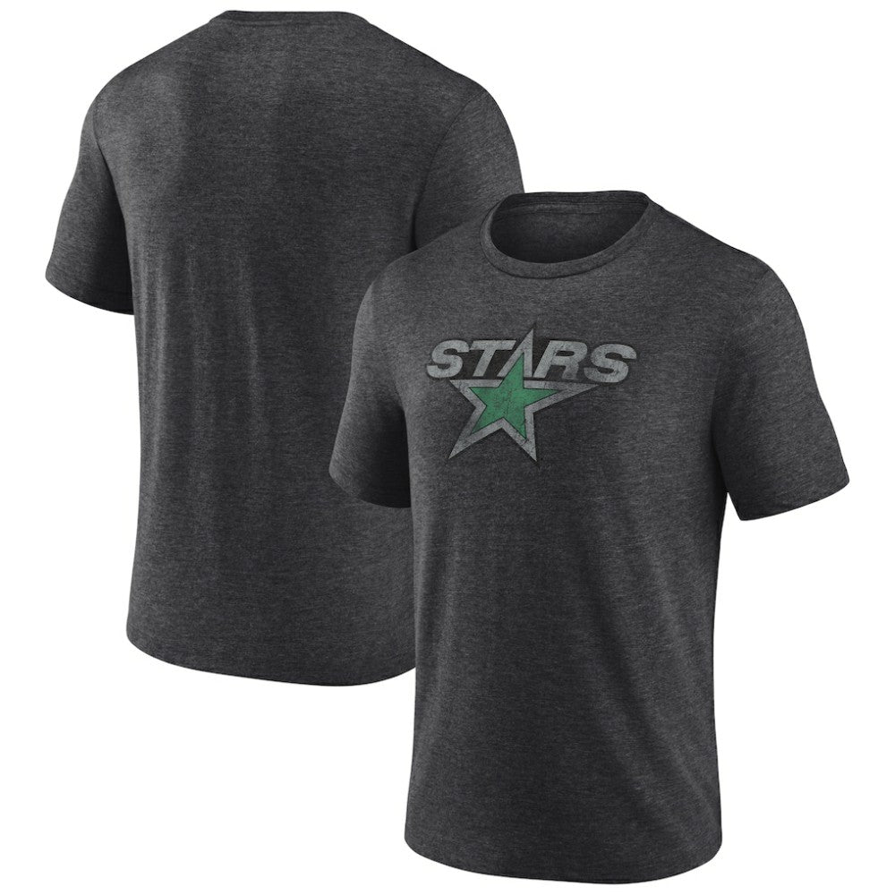 Dallas Stars - Wraparound Tri-Blend T-Shirt Charcoal