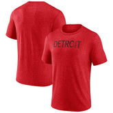 Detroit Red Wings - Wraparound Tri-Blend T-Shirt Red