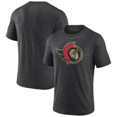 Ottawa Senators - Wraparound Tri-Blend T-Shirt Charcoal