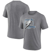 Tampa Bay Lightning - Wraparound Tri-Blend T-Shirt Heather Gray
