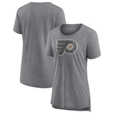 Philadelphia Flyers - Women's Slow Whistle Tri-Blend T-Shirt Gray